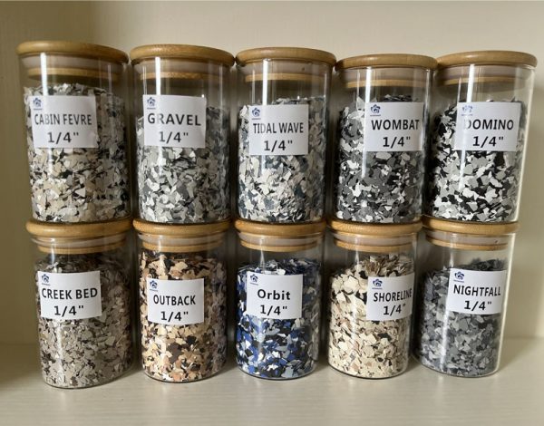 Premium Epoxy Flake Chips & Color Flakes for Durable Garage Floors