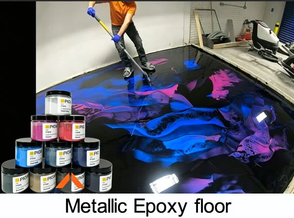 Metallic Epoxy floor