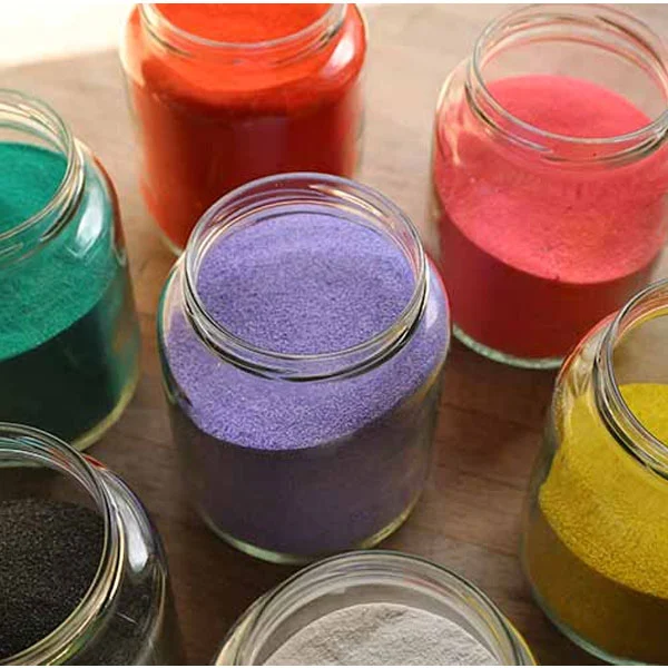 Premium Decorative Colored Quartz Sand for Crafts and Sand Art Bottles