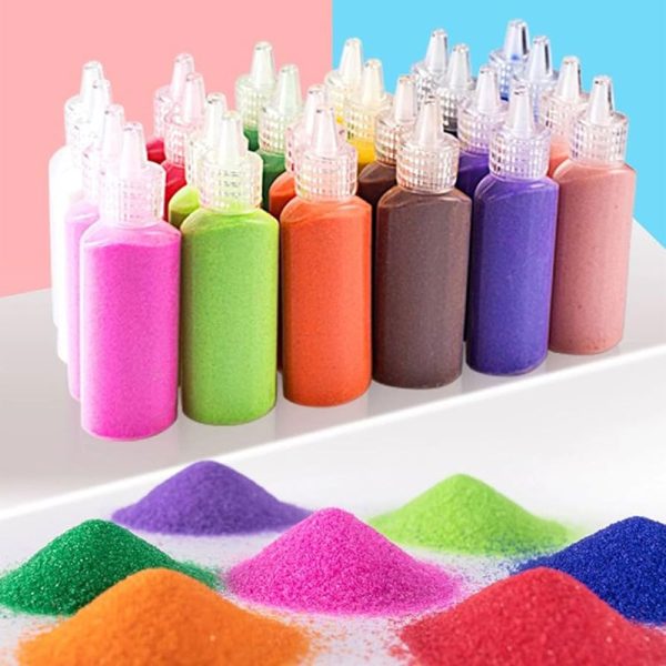 Premium Colored Sand for Crafts   Fine Decorative Quartz Sand Art Bulk