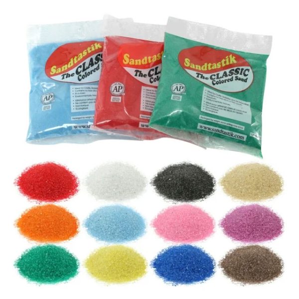 Premium Decorative Colored Quartz Sand for Crafts and Sand Art